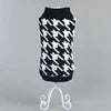 Fashionable Free Knitting Dog Sweater Houndstooth Acrylic XXL Styles for Winter Autumn XS XL Sizes for Pet Clothes