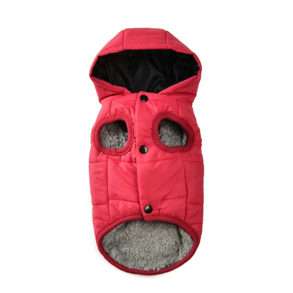 Fleece Warm Pet Clothes For Small Medium Dogs Pet Jacket Thicken Pets Coat For Winter Waterproof Outdoor Puppy Costume Pug Parka