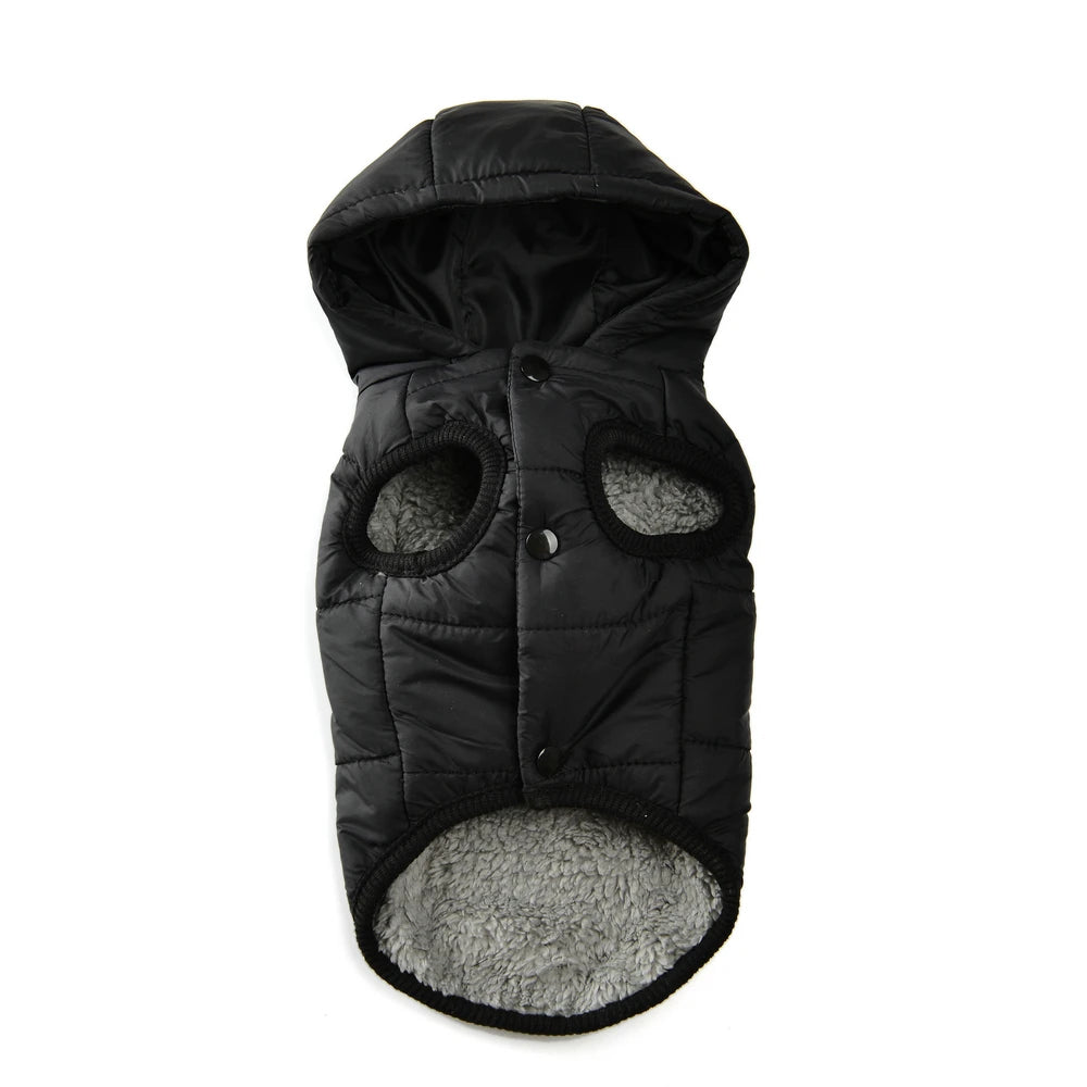 Fleece Warm Pet Clothes For Small Medium Dogs Pet Jacket Thicken Pets Coat For Winter Waterproof Outdoor Puppy Costume Pug Parka