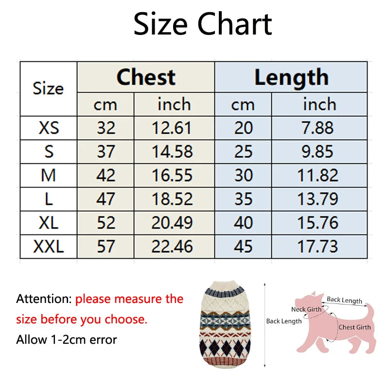 New Dog Black Beige Vintage Sweater for Small Medium Dog Christmas Halloween Day Wear Sweater Pullover