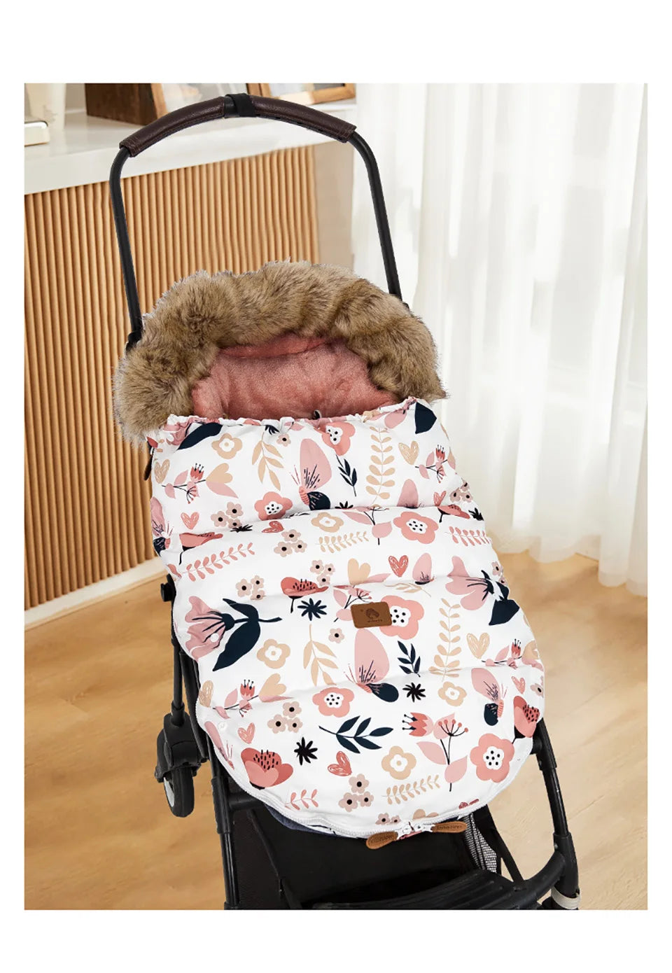 Baby Stroller Footmuff 0-24Months Winter Baby Warm Envelope Sack For Discharge Windproof Thicker Universal Stroller Accessories