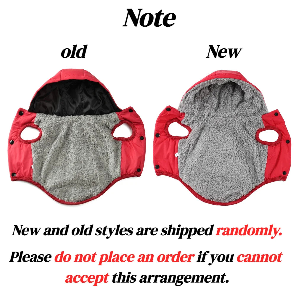 Fleece Warm Pet Clothes For Small Medium Dogs Pet Jacket Thicken Pets Coat For Winter Waterproof Outdoor Puppy Costume Pug Parka