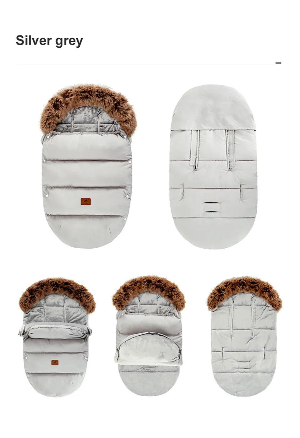 Baby Stroller Footmuff 0-24Months Winter Baby Warm Envelope Sack For Discharge Windproof Thicker Universal Stroller Accessories